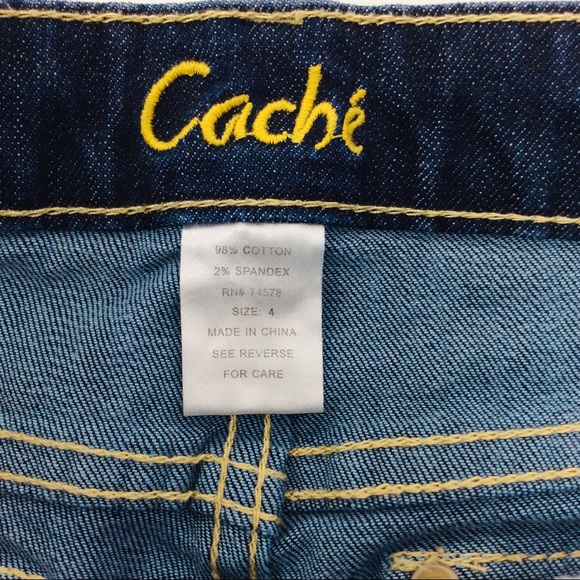 Cache Pretty Studded BootCut Jeans Size (4) - Picture 8 of 9